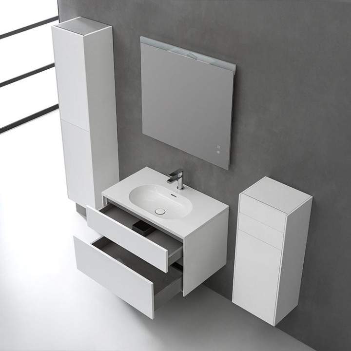 Koupelnový nábytek – set StoneArt Venice VE-0800-I bílý 80×52