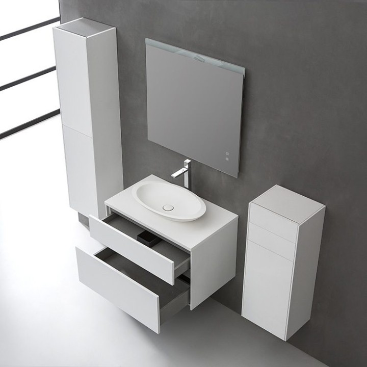 Koupelnový nábytek – set StoneArt Venice VE-0800pro-3 bílý 80×52
