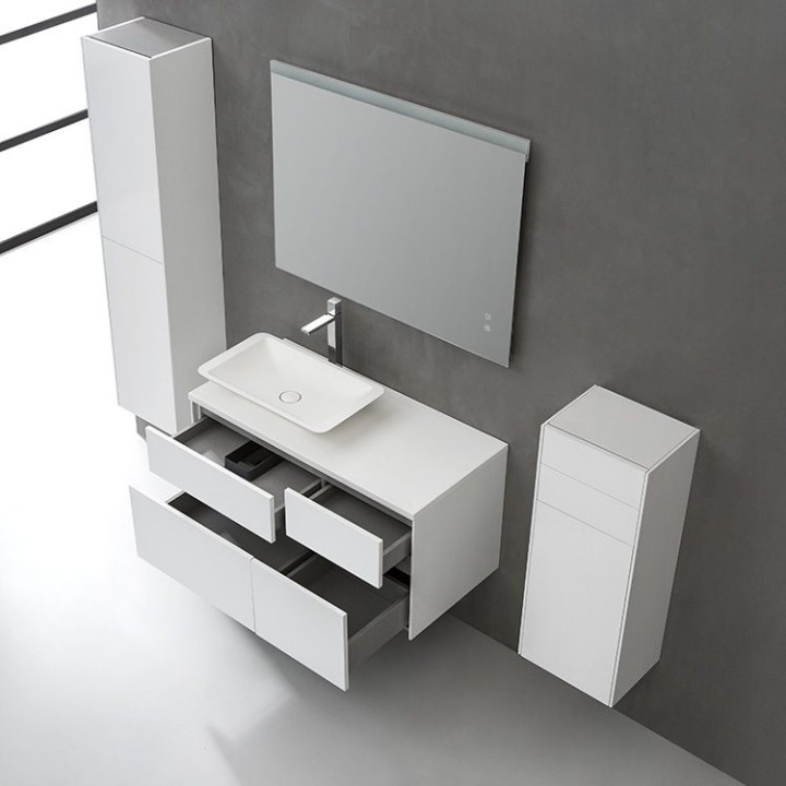 Koupelnový nábytek – set StoneArt Venice VE-1010pro-1 tmavě šedý 100×5