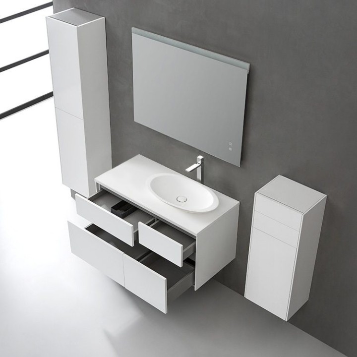 Koupelnový nábytek – set StoneArt Venice VE-1010pro-3 tmavě šedý 100×5