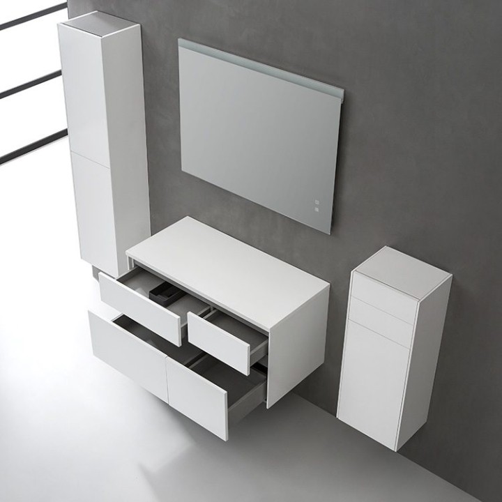 Koupelnový nábytek – set StoneArt Venice VE-1010pro bílý 100×52 pravé 