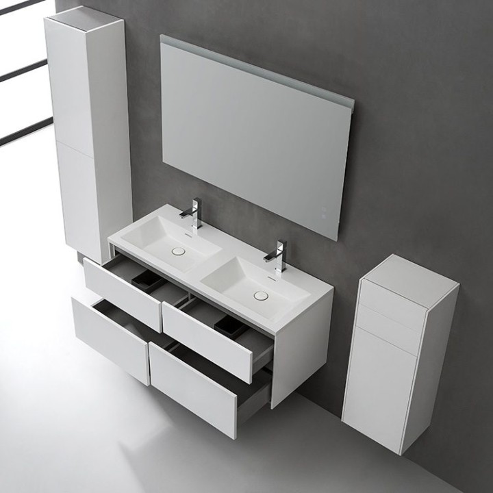 Koupelnový nábytek – set StoneArt Venice VE-1200-II tmavě šedý 120×52