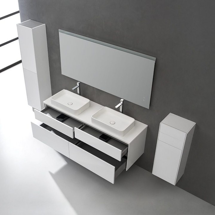 Koupelnový nábytek – set StoneArt Venice VE-1600pro-5 dubový tmavý 160