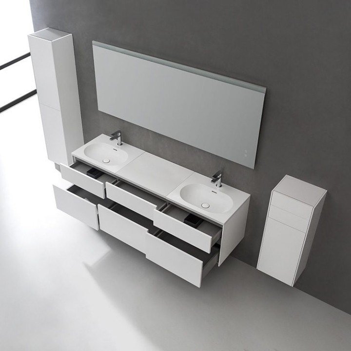 Koupelnový nábytek – set StoneArt Venice VE-1800-I bílý 180×52
