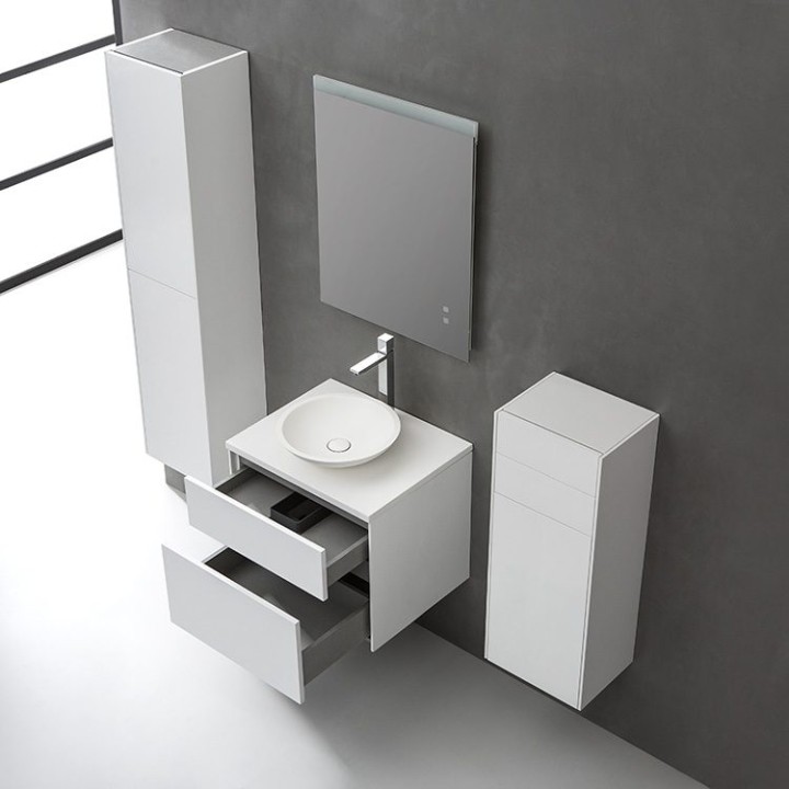 Koupelnová skříňka StoneArt Venice VE-0600pro-4 tmavě šedá 60×52