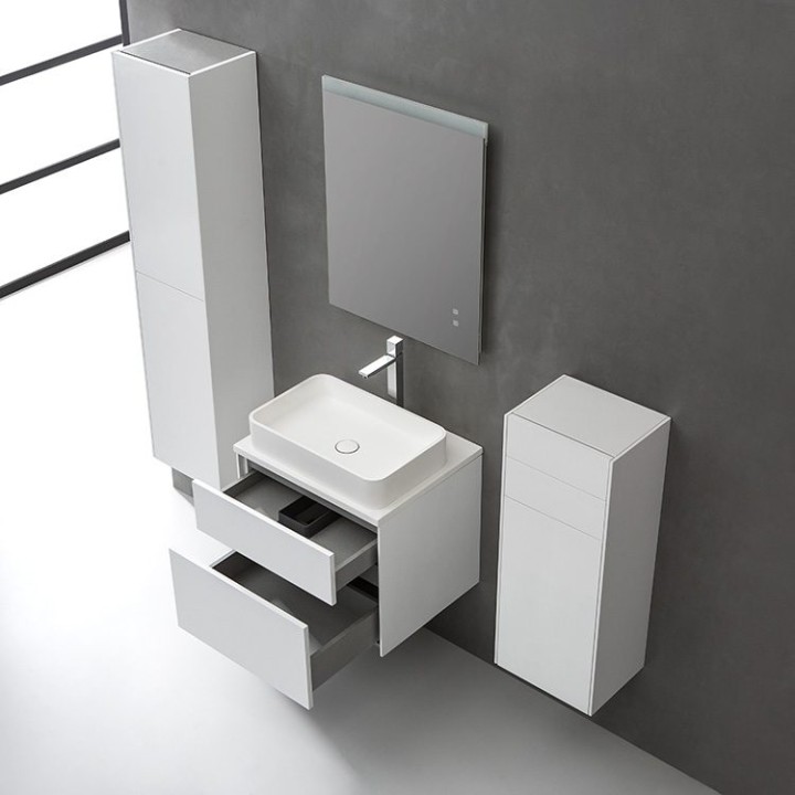 Koupelnová skříňka StoneArt Venice VE-0600pro-5 dubová tmavá 60×52