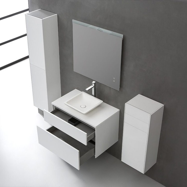 Koupelnová skříňka StoneArt Venice VE-0800pro-2 tmavě šedá 80×52
