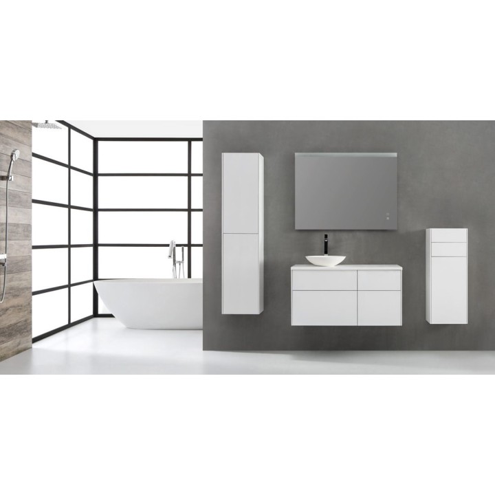 Koupelnová skříňka StoneArt Venice VE-1010pro-4 bílá 100×52 levé prove