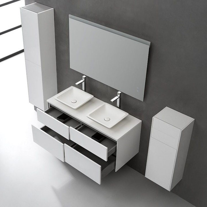 Koupelnová skříňka StoneArt Venice VE-1200pro-2 dubová tmavá 120×52