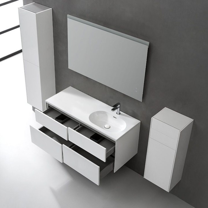 Koupelnová skříňka StoneArt Venice VE-1210-I bílá 120×52 pravé provede