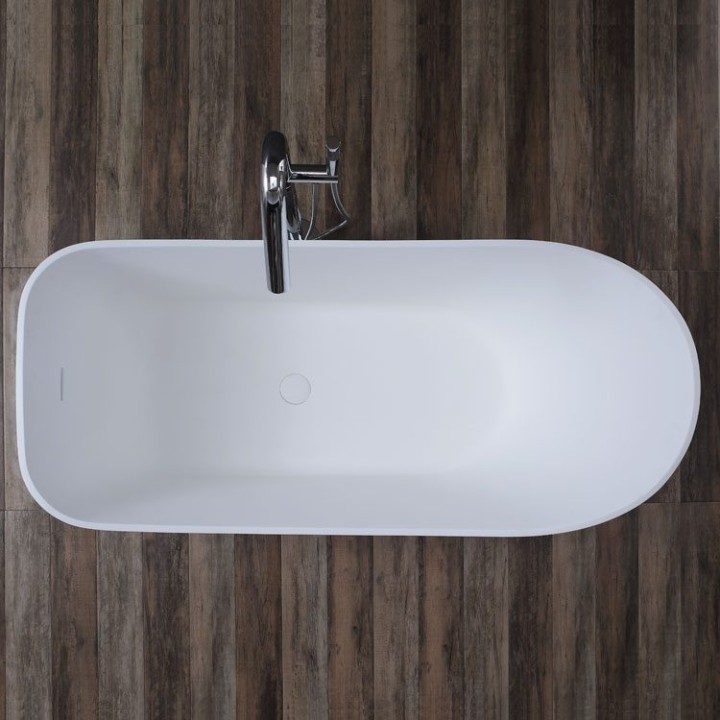 Volně stojící vana StoneArt BS-501 bílá 165×74 lesklá