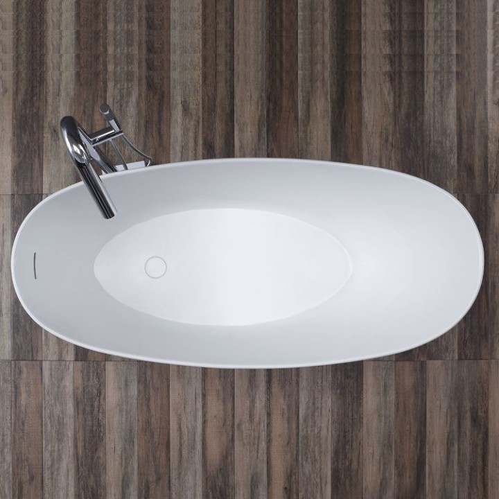 Volně stojící vana StoneArt BS-503 bílá 179×80 matná
