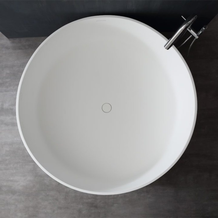 Volně stojící vana StoneArt BS-507 bílá 150×150 lesklá