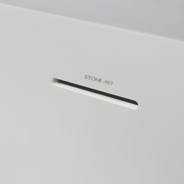 Volně stojící vana StoneArt BS-507 bílá 150×150 matná