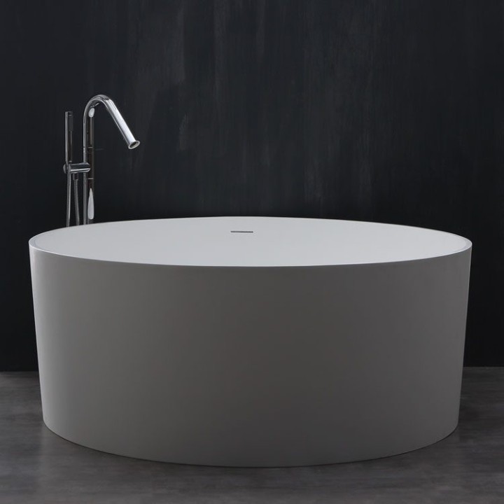 Volně stojící vana StoneArt BS-507 bílá 150×150 matná