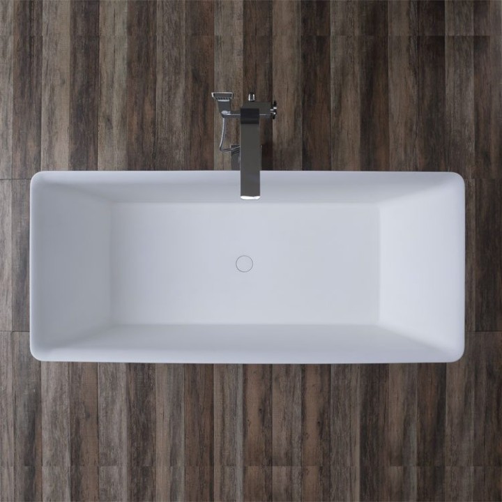 Volně stojící vana StoneArt BS-509 bílá 181×82 matná