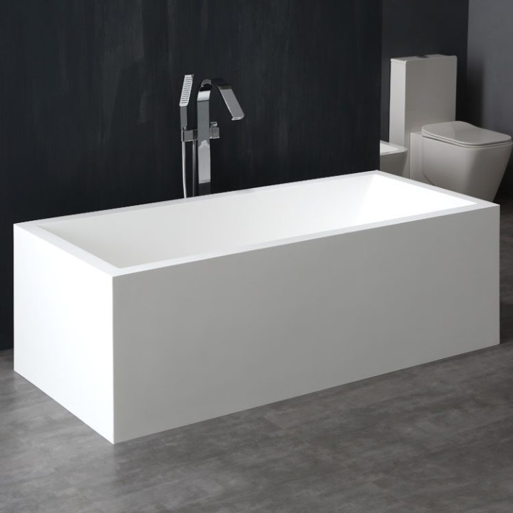 Volně stojící vana StoneArt BS-523 bílá 180×81 lesklá
