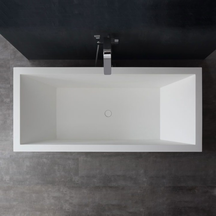 Volně stojící vana StoneArt BS-523 bílá 180×81 matná