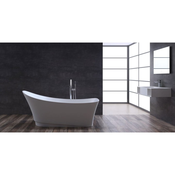 Volně stojící vana StoneArt BS-527 bílá 180×75 lesklá
