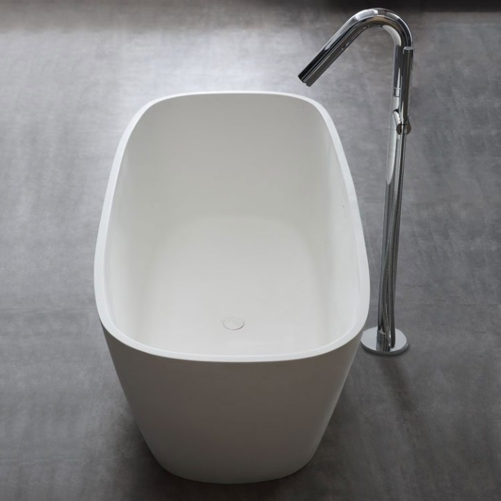 Volně stojící vana StoneArt BS-528 bílá 175×75 matná