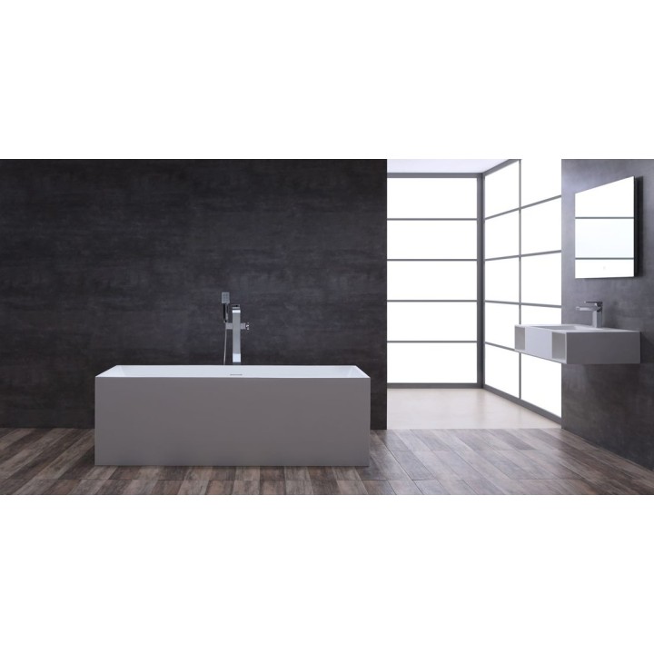 Volně stojící vana StoneArt BS-532 bílá 175×73 lesklá