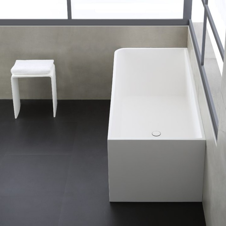 Volně stojící vana StoneArt BS-534 bílá 156×70 lesklá