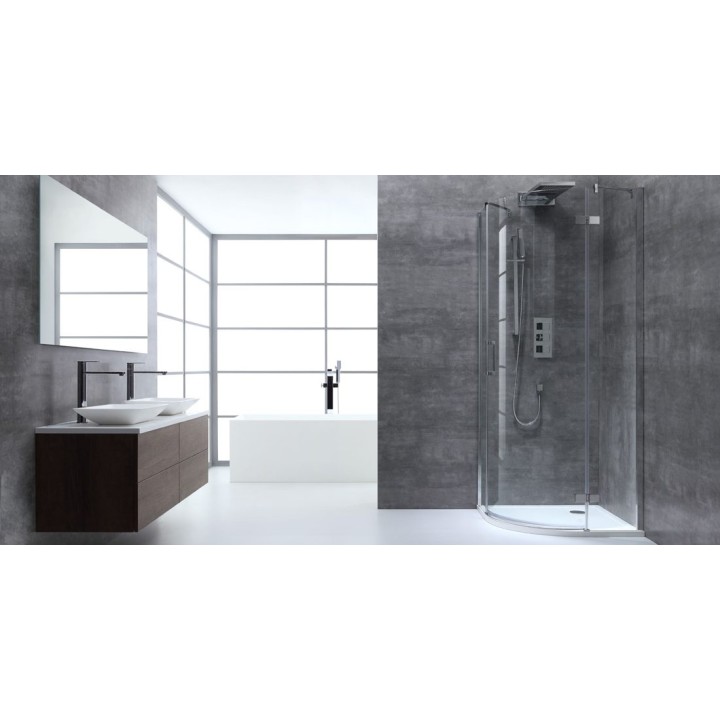 Sprchový kout EAGO AWT LBR0906 90×90 pravé provedení