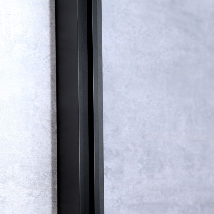 Sprchový kout EAGO AWT LBS1505-B černý 150×90 levé provedení