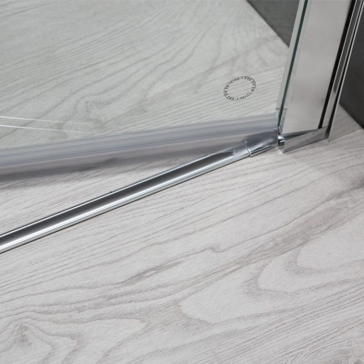 Sprchové dveře EAGO AWT LLA1000-B černé 100×200
