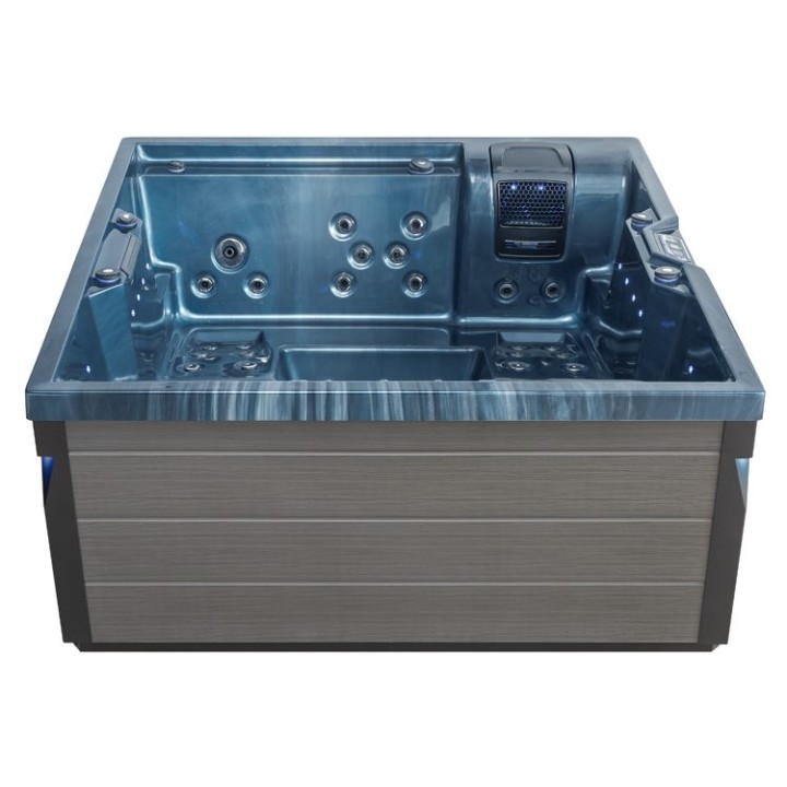 Venkovní vířivka EAGO AWT IN-402 premium OceanWave 200×200 šedá