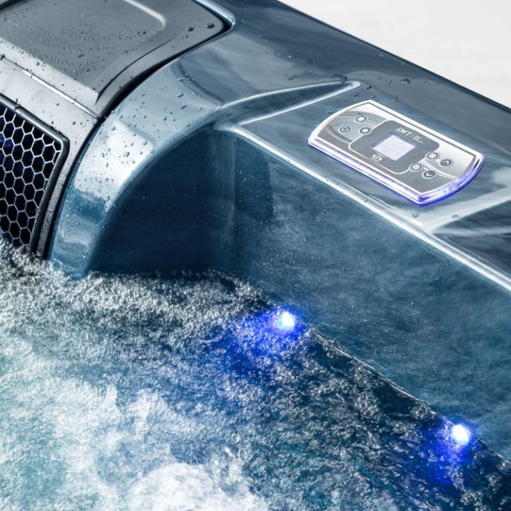Venkovní vířivka EAGO AWT IN-407 eco OceanWave 200×200 šedá
