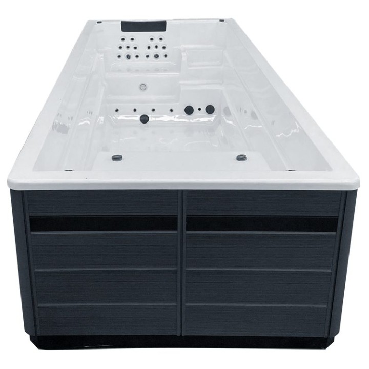 Swim SPA EAGO AWT Innovation 550 s tepelným čerpadlem bílý 550×230 šed