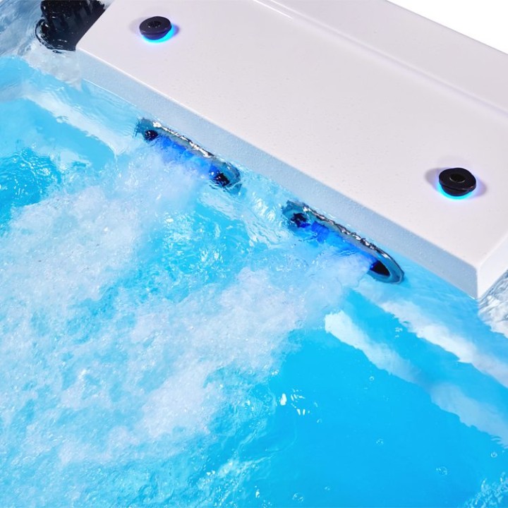 Swim SPA EAGO AWT Innovation 550 s tepelným čerpadlem bílý 550×230 šed