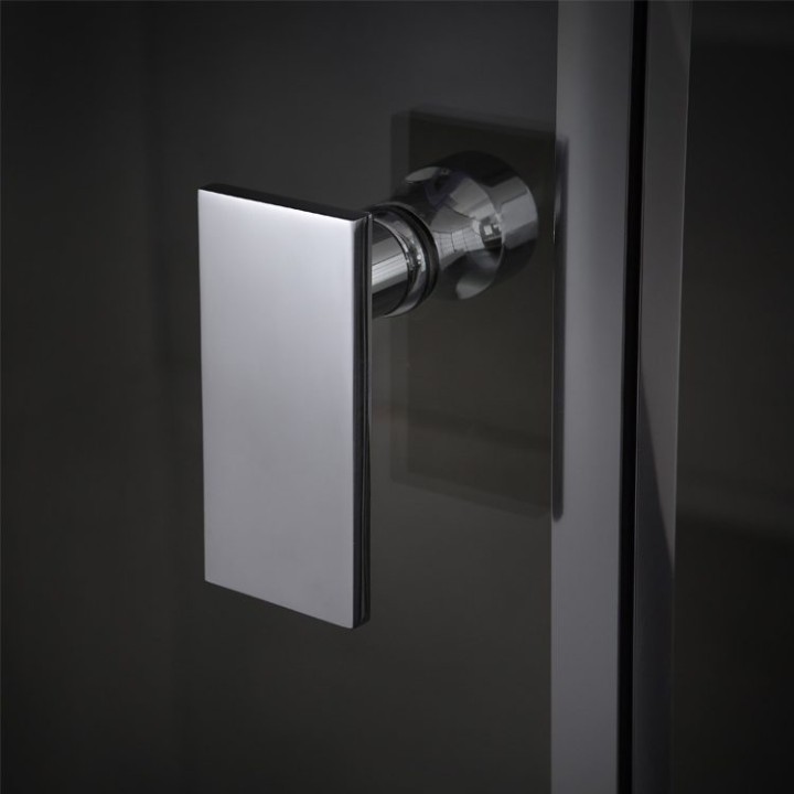 Parní sprchový box EAGO AWT LD108F15 bílý lesklý 90×90 levé provedení