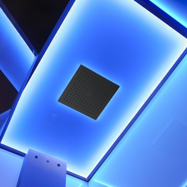Parní sprchový box EAGO AWT LD211F15 bílý 150×90 levé provedení