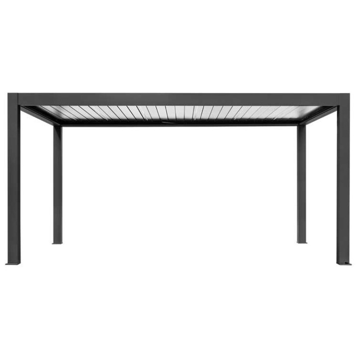 Pergola EAGO AWT P8-3C extreme černobílá 3×5 m elektrická