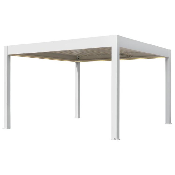 Pergola EAGO AWT P8-4A extreme bílá 4×4 m elektrická
