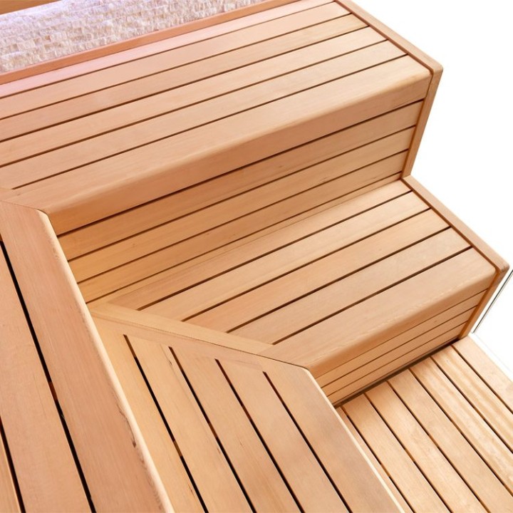 Finská sauna EAGO AWT B1603A hemlock 220×200 9 kW Virta Bi-O