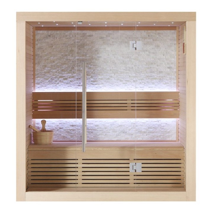 Finská sauna EAGO AWT E1103A hemlock 180×105 bez kamen