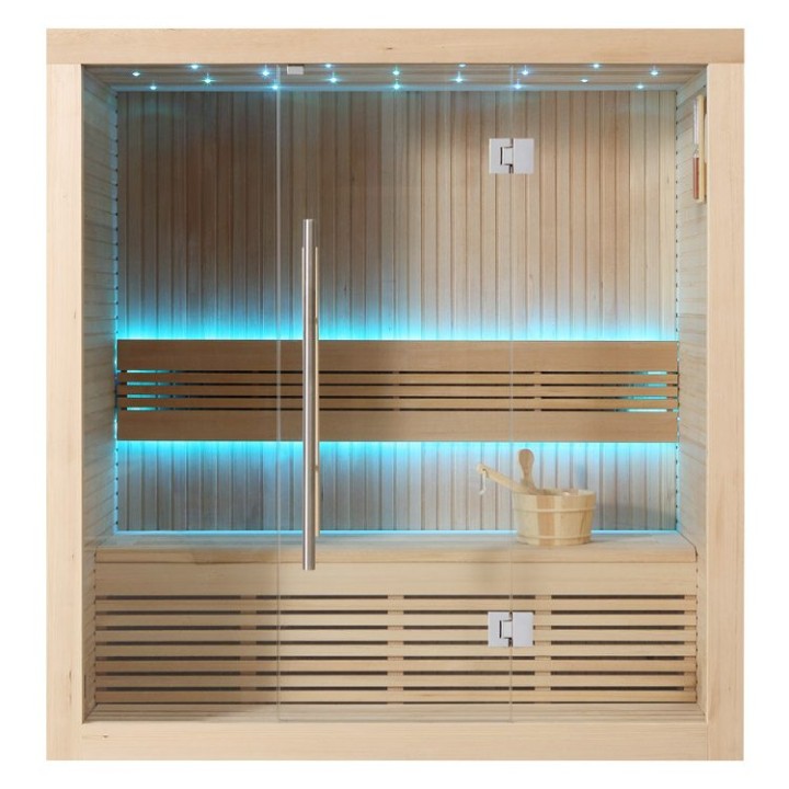 Finská sauna EAGO AWT E1113A hemlock 180×105 bez kamen