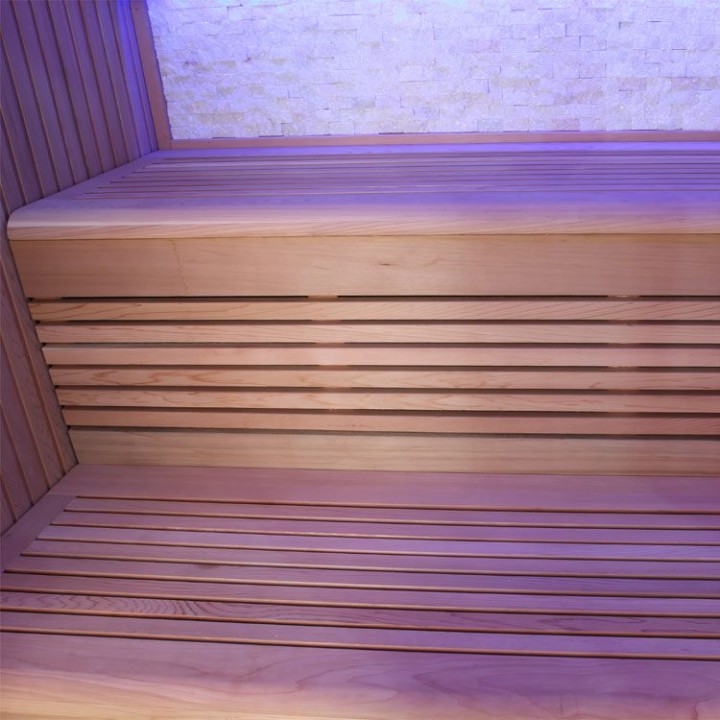 Finská sauna EAGO AWT E1244B červený cedr 180×150 9 kW EOS Cubo