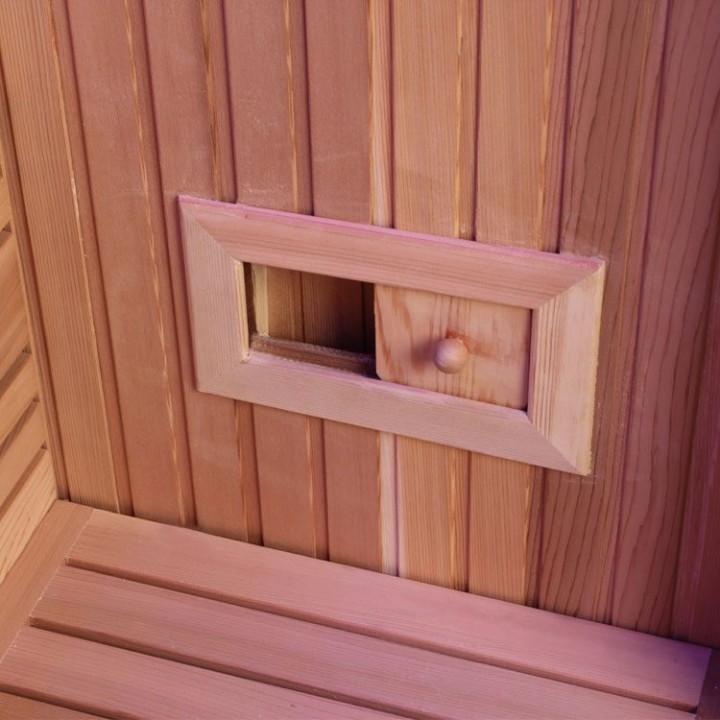 Finská sauna EAGO AWT E1244B červený cedr 180×150 9 kW EOS Cubo
