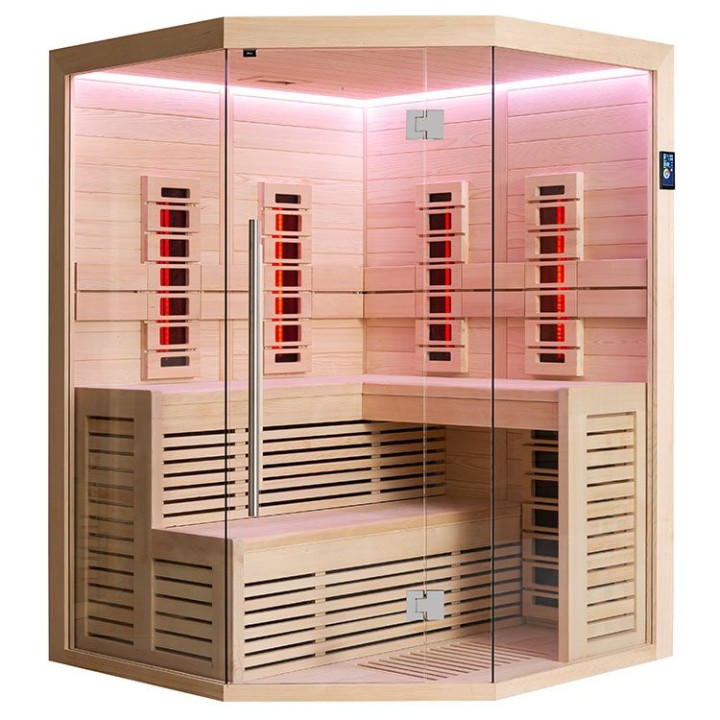 Infrakabina EAGO AWT E1252-IR hemlock 150×150 bez kamen