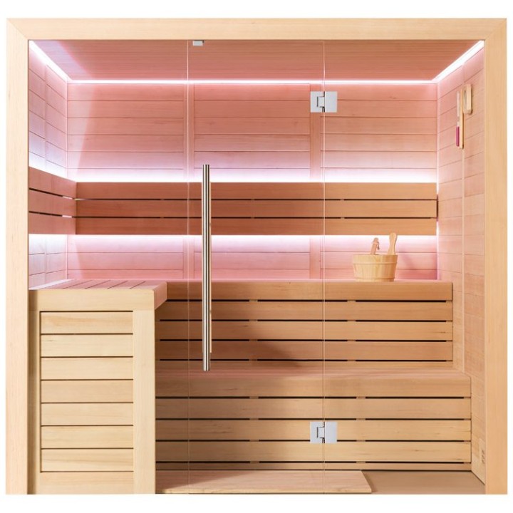 Finská sauna EAGO AWT E1612A hemlock 220×200 bez kamen