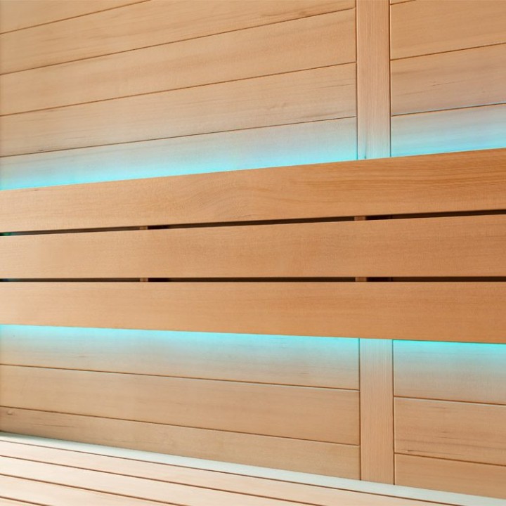Finská sauna EAGO AWT E1612A hemlock 220×200 bez kamen