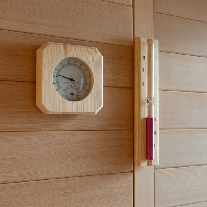 Finská sauna EAGO AWT E1622A hemlock 220×200 bez kamen