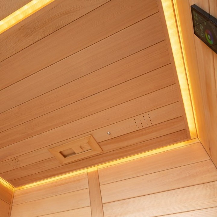 Infrakabina EAGO AWT E1250D-IR hemlock 120×100 bez kamen