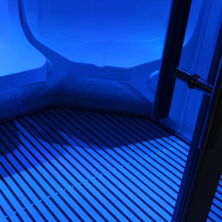 Parní sauna EAGO AWT S200A alu 161×131 pravé provedení