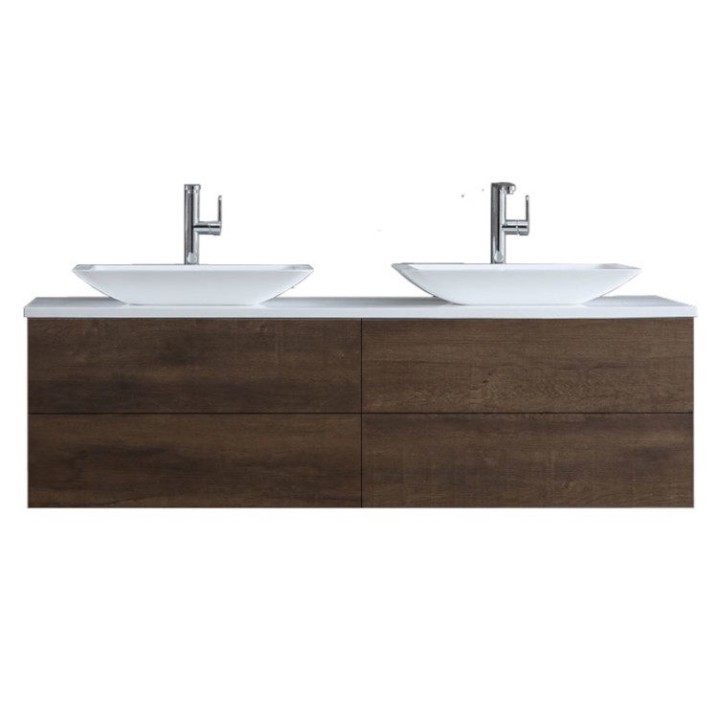 Koupelnová skříňka StoneArt Brugge BU-1601pro-1 dubová tmavá 160×50