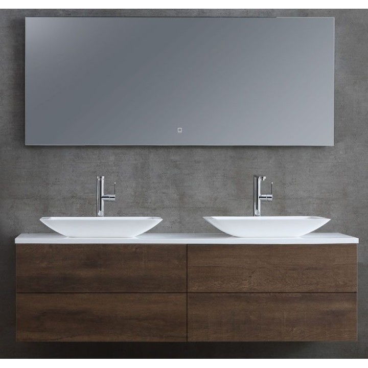 Koupelnová skříňka StoneArt Brugge BU-1601pro-1 dubová tmavá 160×50